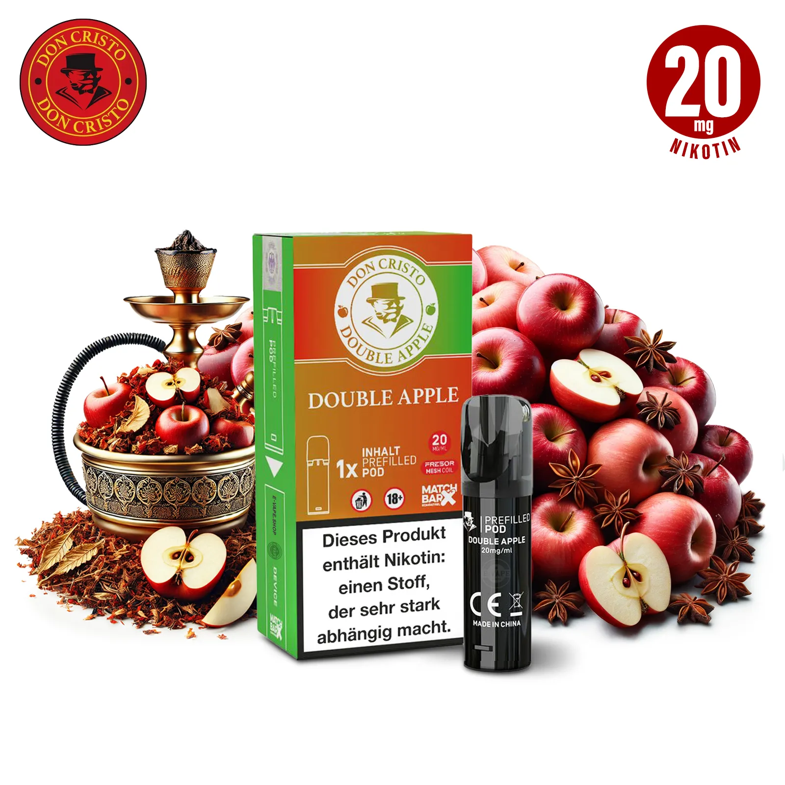 Don Cristo Nikotinsalz-Liquid 20mg/ml - Image 18
