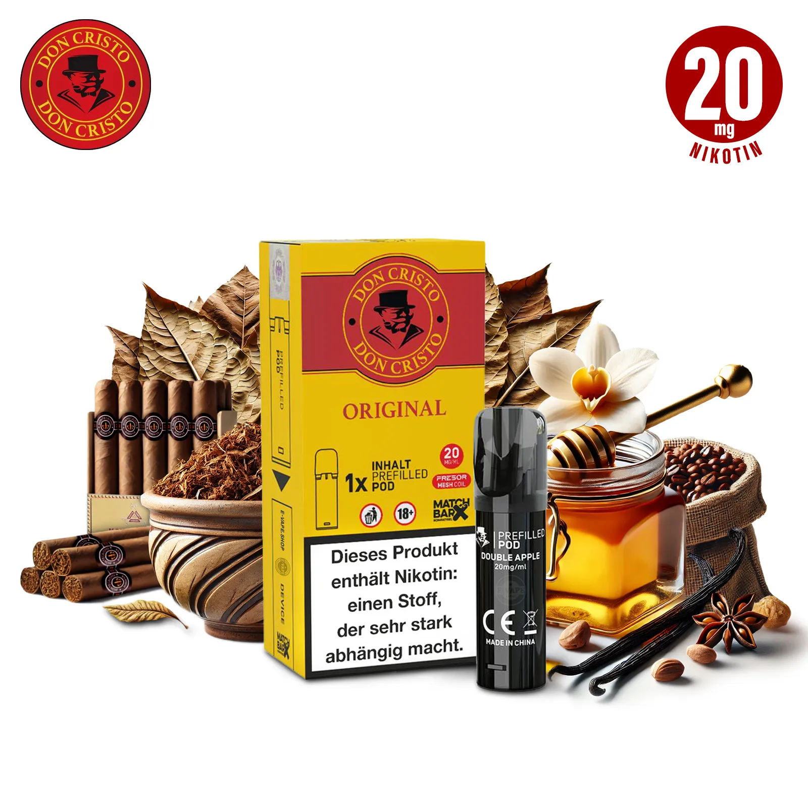 Don Cristo Nikotinsalz-Liquid 20mg/ml - Image 25