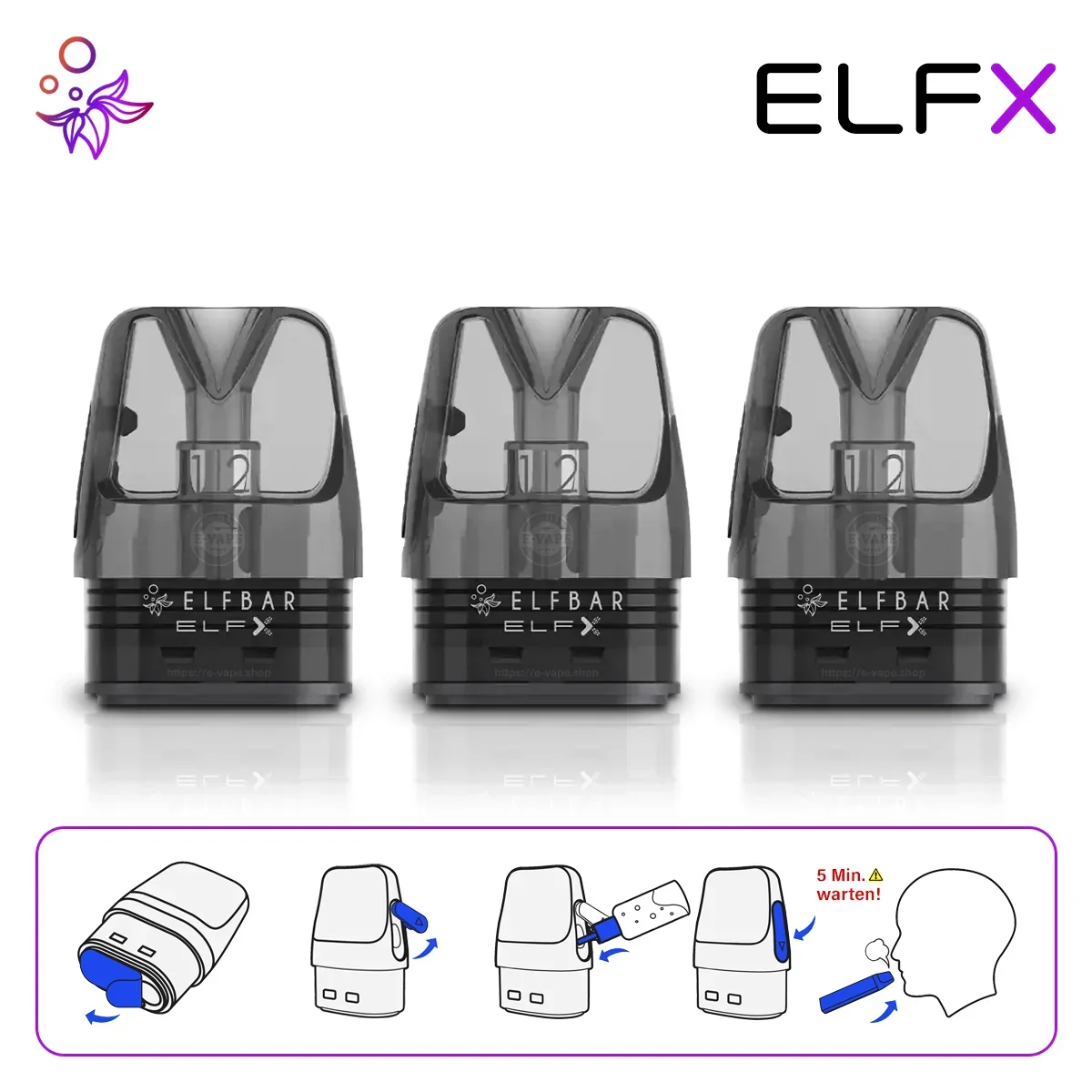 Elfbar ElfX Pods 0,6 / 0,8 Ohm - Image 4