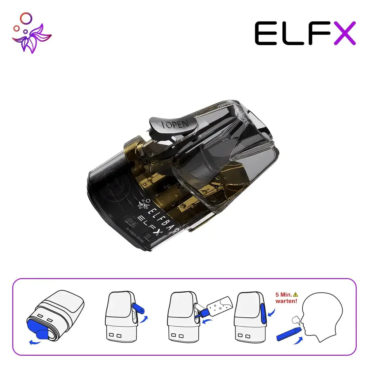 Elfbar ELFX Pro - 45W, 1200 mAh Akku & Dual Mesh Pods - Image 18
