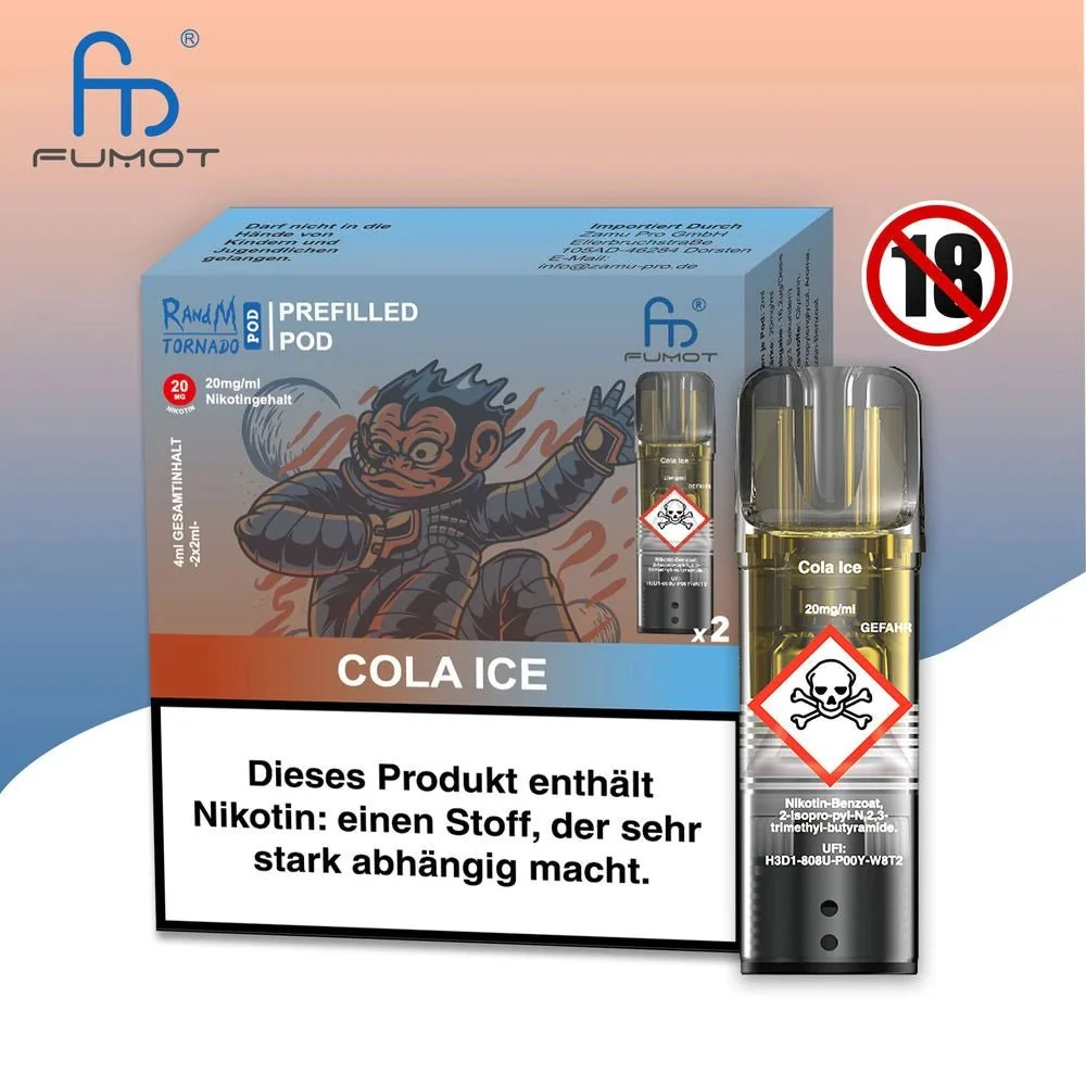 RandM Tornardo - Prefilled Pod - 20 mg/ml Nikotin - Image 11