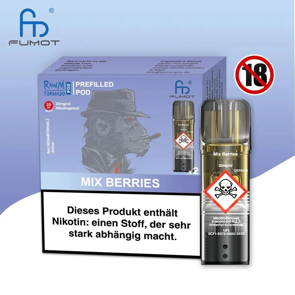 RandM Tornardo - Prefilled Pod - 20 mg/ml Nikotin - Image 18